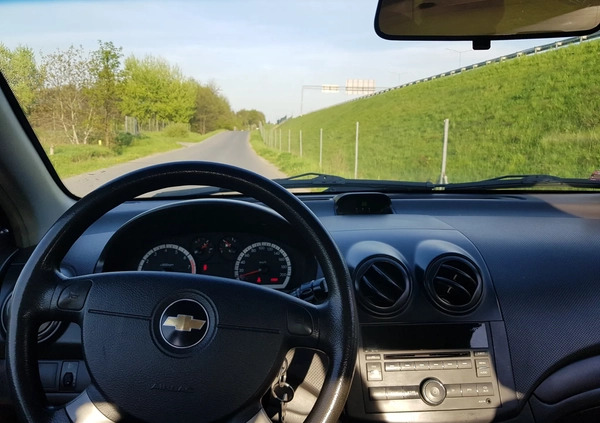 Chevrolet Aveo cena 9990 przebieg: 232050, rok produkcji 2008 z Kraków małe 11